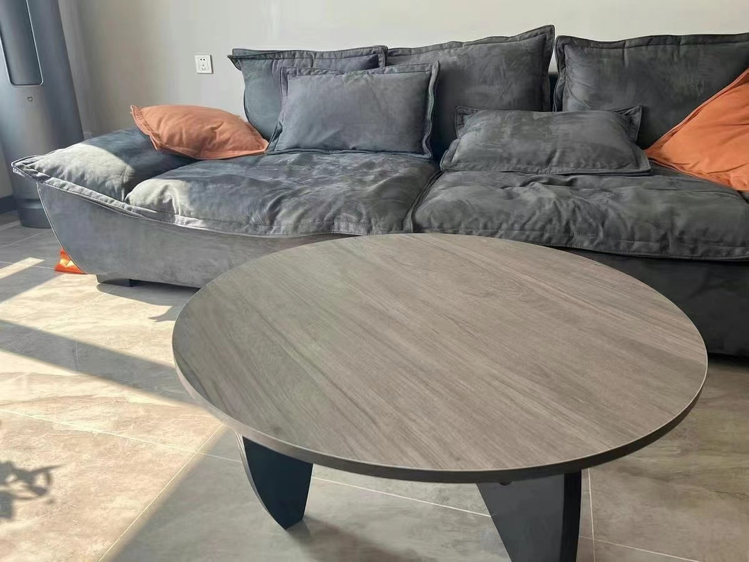 Round Wood Coffee Table