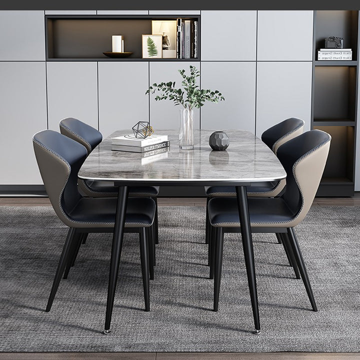 Modern Sintered Dining Table Set