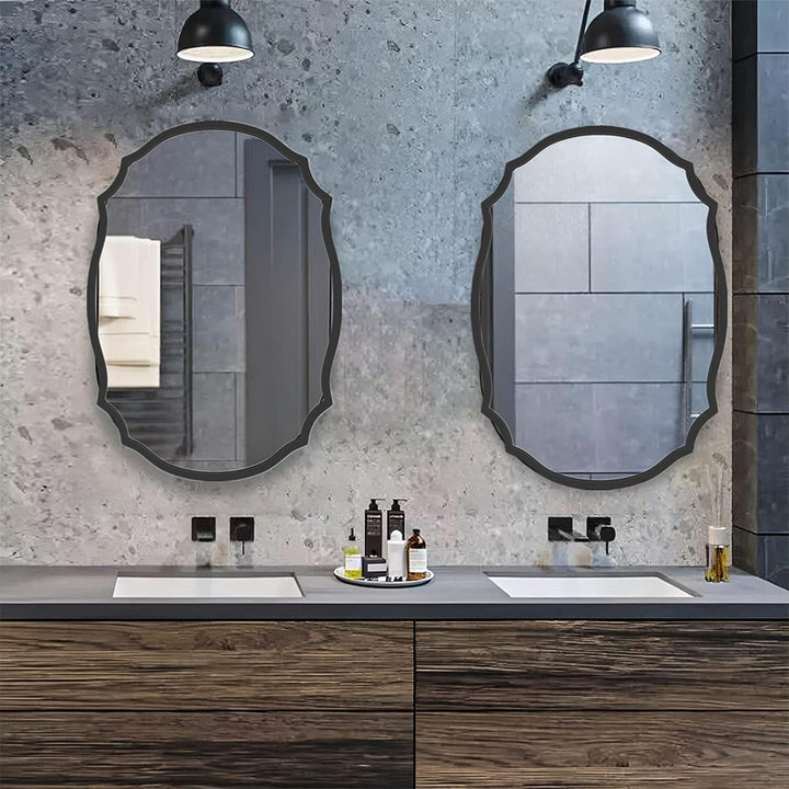 French Retro Wall Hanging Mirror Decor Mirror