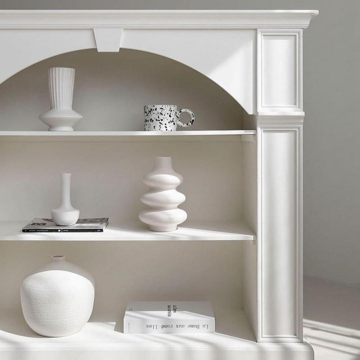 White French Fireplace Decorative Cabinet Wooden Living room TV Cabinet Porch Side Cabinet Storage Cabinet