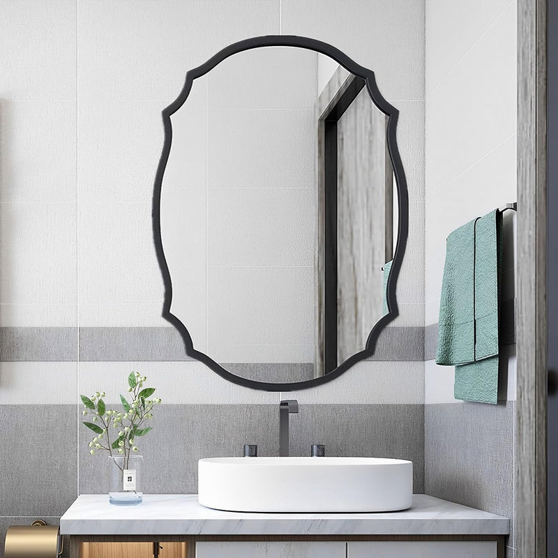 French Retro Wall Hanging Mirror Decor Mirror