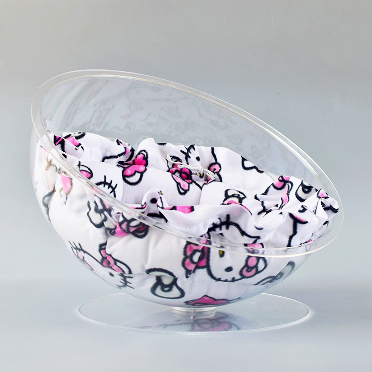 Pet bed Cat nest Puppy bed Cat nest Clear cat house cat nest