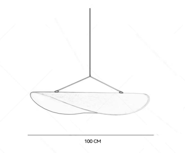 Japanese Style Silk Ceiling lamp Chandelier