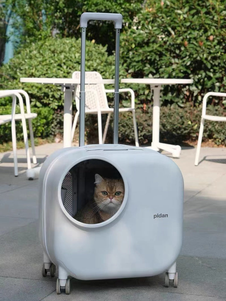 Pet Trolley Bag Travel Box Small Dog/Cat Large Capacity Space Capsule Cat Pack