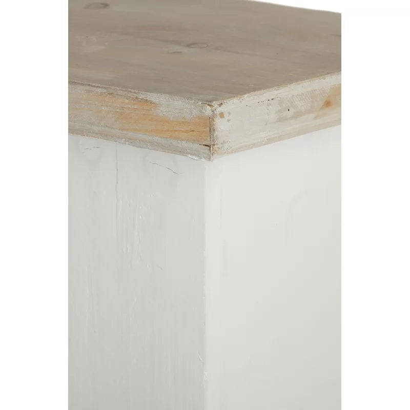 Retro solid wood Fireplace Console Table Living Room Decoration