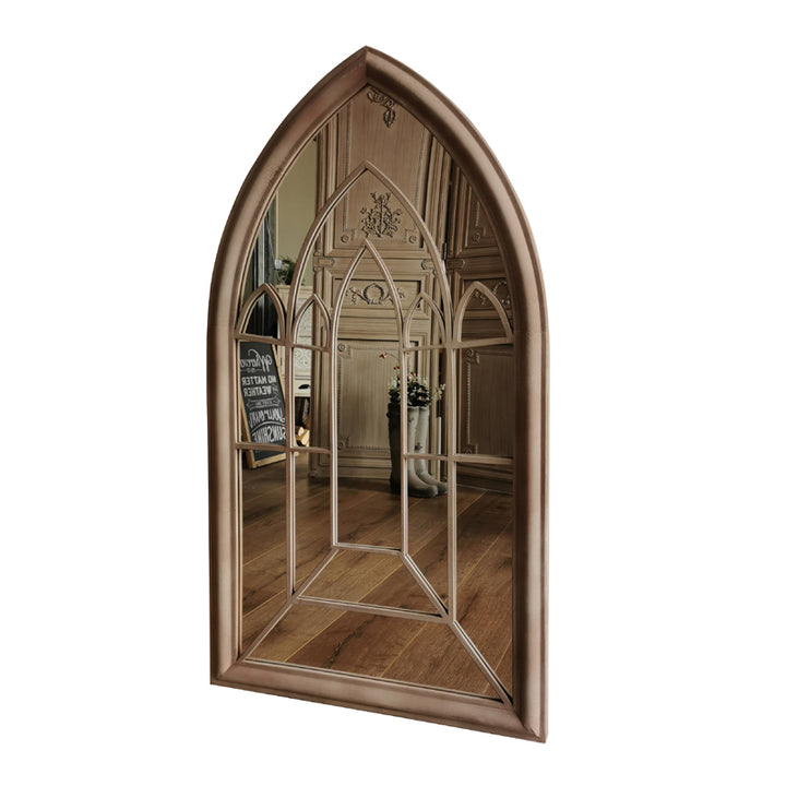 French Country Retro do old Decorative Mirror iron art wall hanging Window Mirror