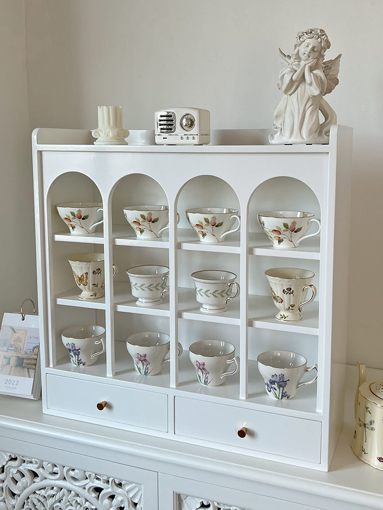 Nordic Display Rack Water Cup Holder Tabletop Cup Storage Multi lattice rack