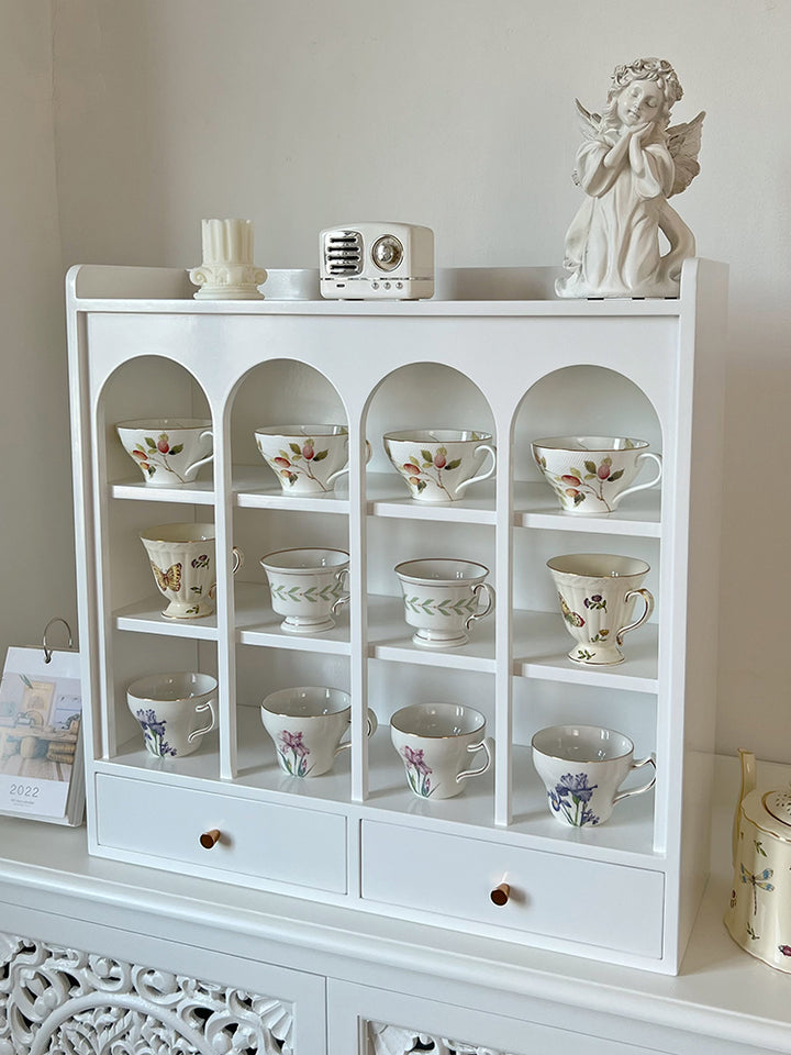 Nordic Display Rack Water Cup Holder Tabletop Cup Storage Multi lattice rack