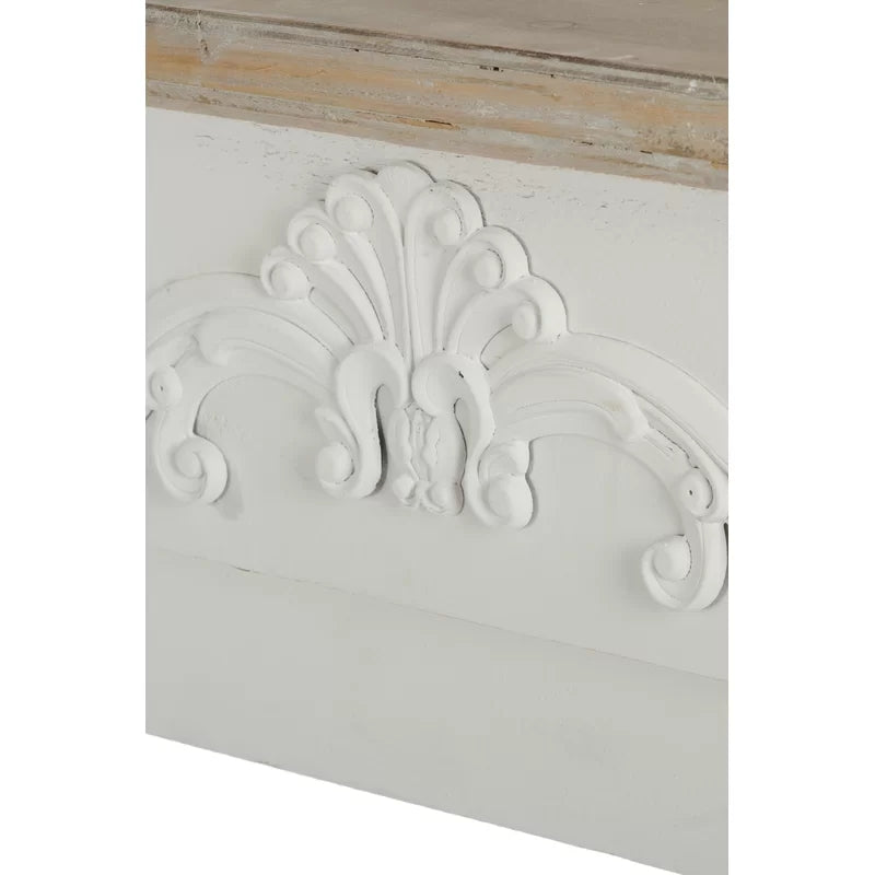 Retro solid wood Fireplace Console Table Living Room Decoration