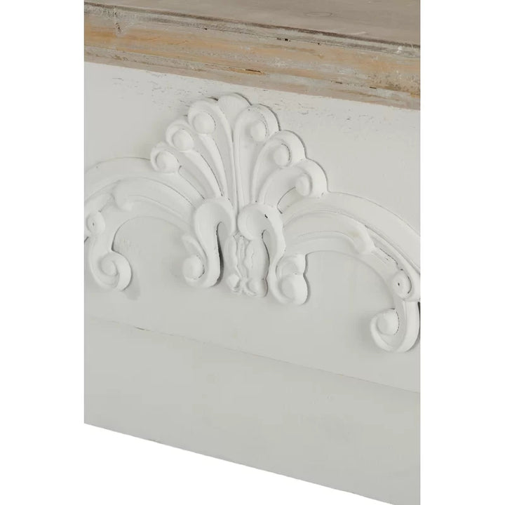 Retro solid wood Fireplace Console Table Living Room Decoration