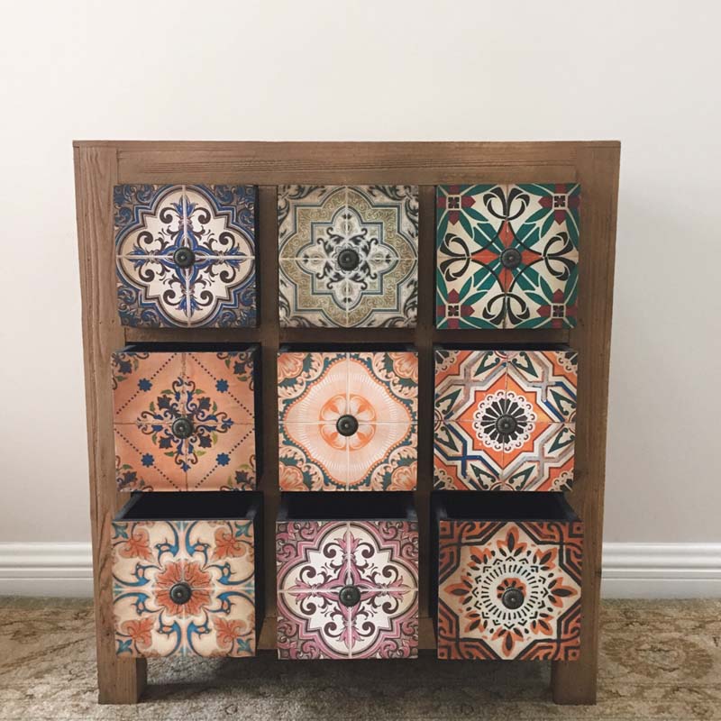 Retro do old antique cabinet European Mediterranean pastoral American style country style solid wood cabinet decorative