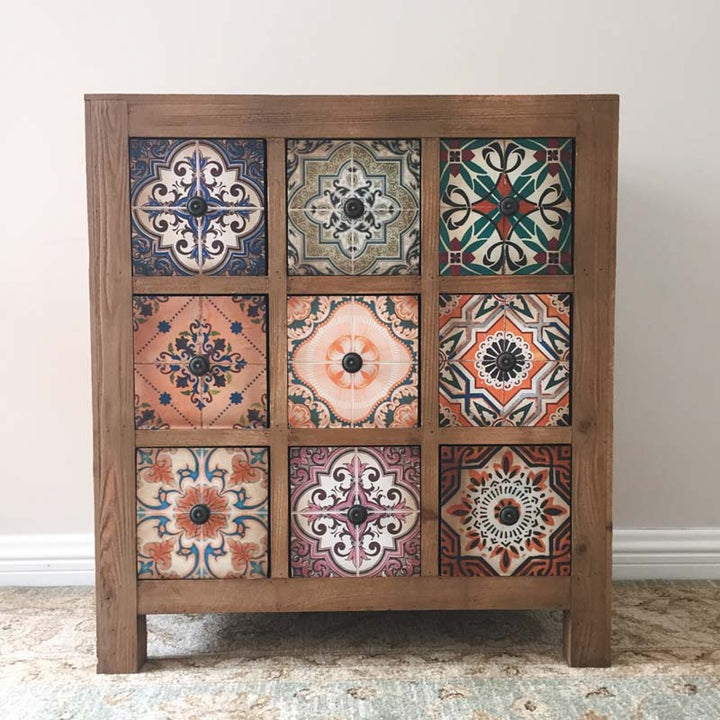 Retro do old antique cabinet European Mediterranean pastoral American style country style solid wood cabinet decorative