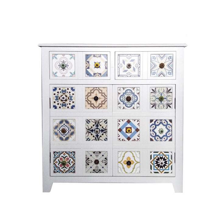 Country European Style Shoe Cabinet Storage drawer Side cabinet