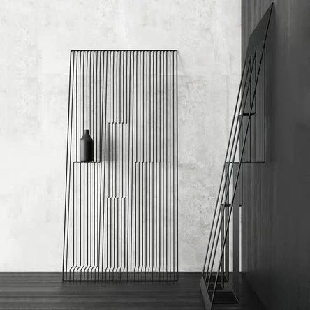 Minimalist Wireframe Display Shelf