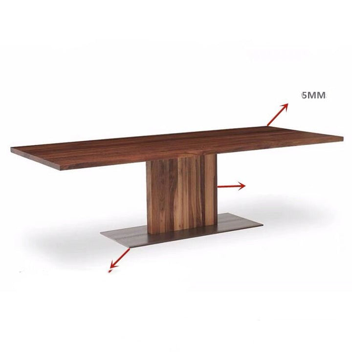 Abdulloh Pedestal Dining Table