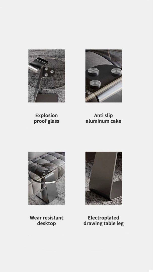 ACRA Glass End Table