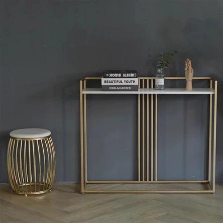 Elegant Marble Hallway Console Table