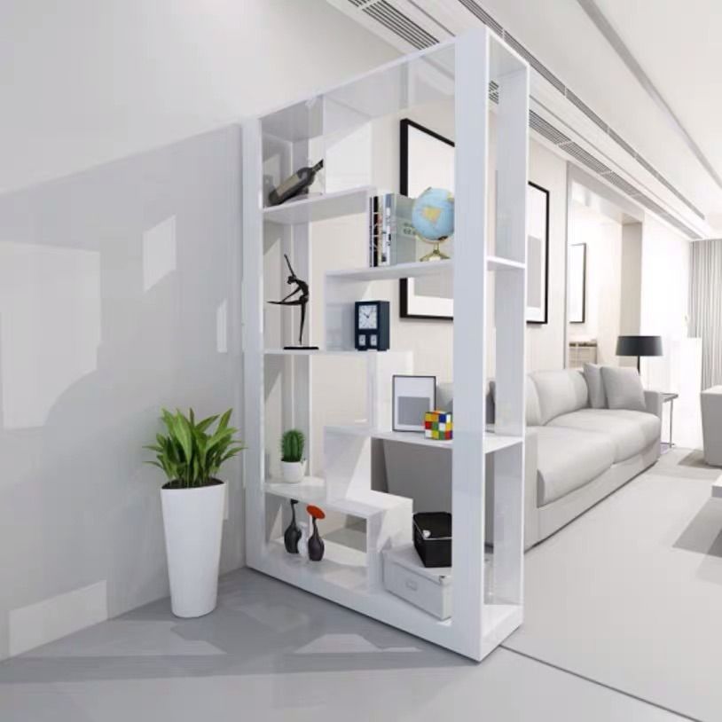 Adhavan  French White Standard Bookcase