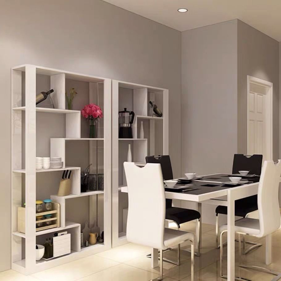 Adhavan  French White Standard Bookcase