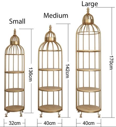 Quirky Bird Cage Display Stand / Cabinet