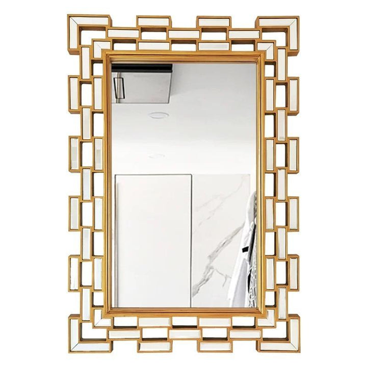 Aeden Rectangle Metal Wall Mirror