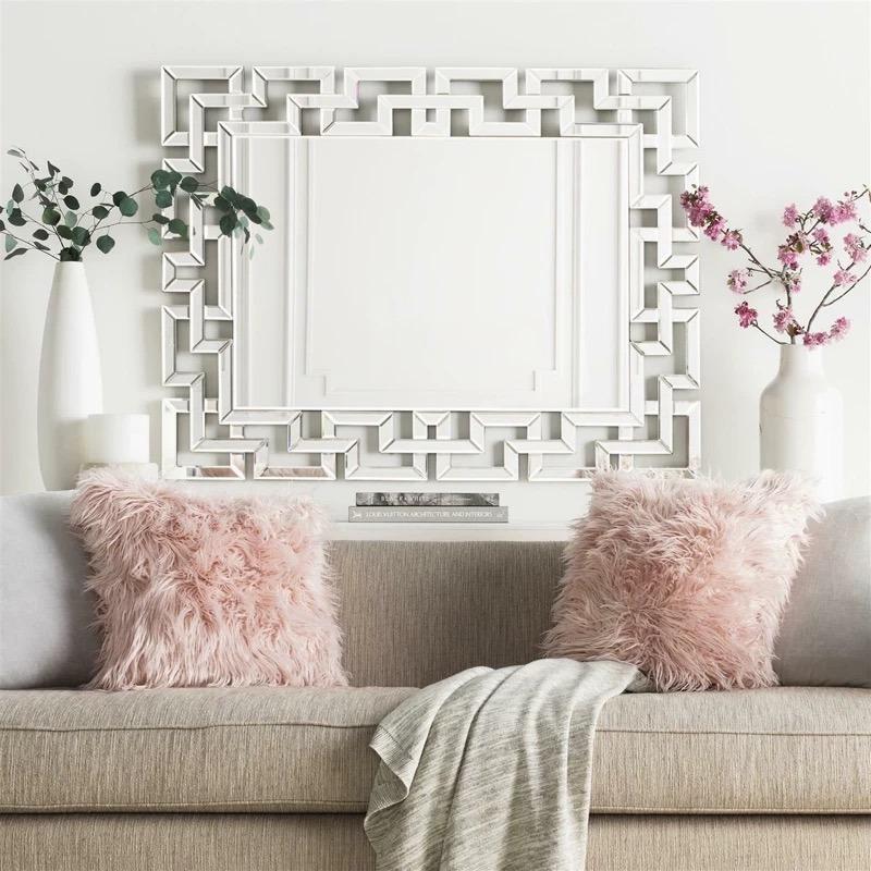 Aeden Rectangle Metal Wall Mirror