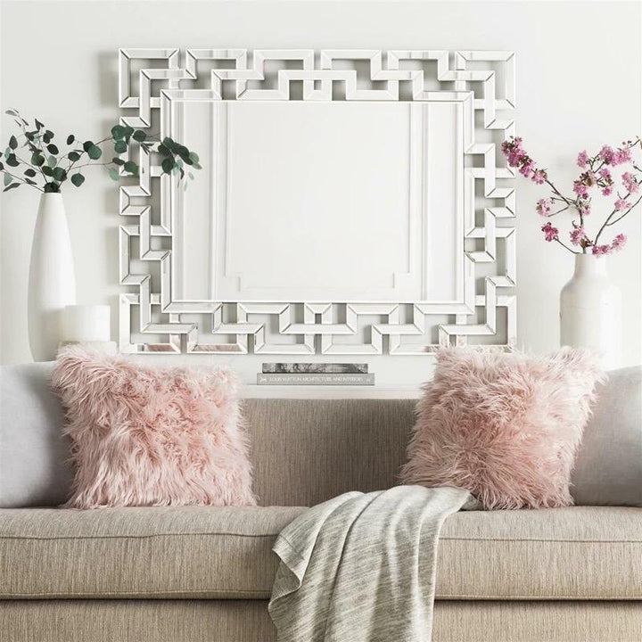 Aeden Rectangle Metal Wall Mirror