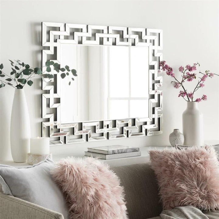 Aeden Rectangle Metal Wall Mirror