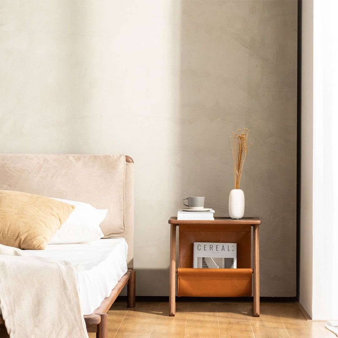 Solid Wood Side Table Lamp Table