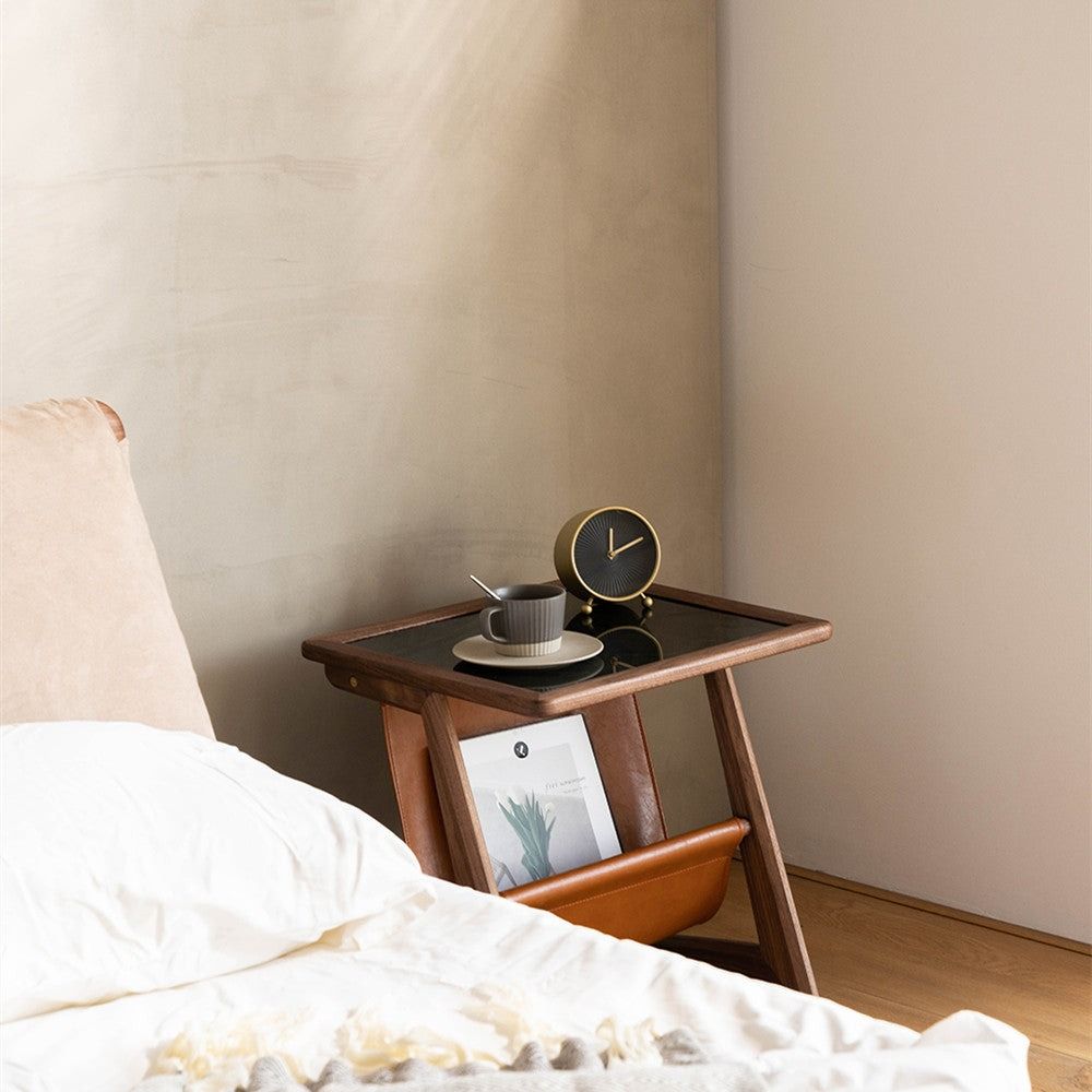 Solid Wood Side Table Lamp Table