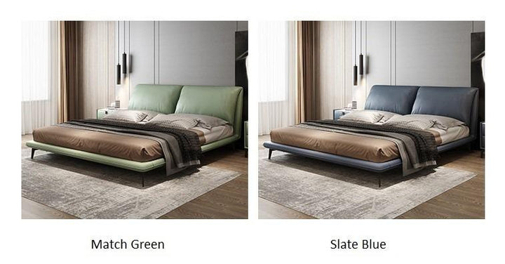 Genuine Leather Bed Frame