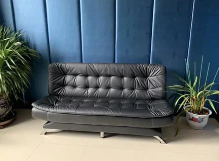 Alyssa Faux Leather Sofa Bed Set