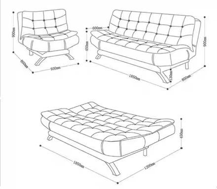 Alyssa Faux Leather Sofa Bed Set