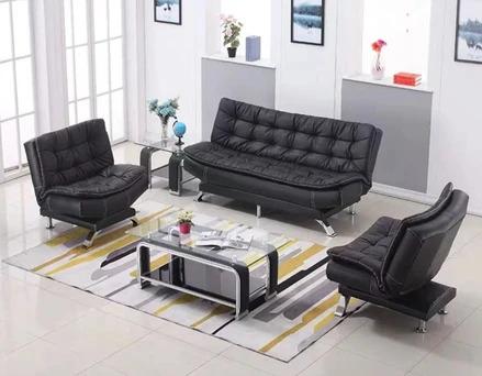 Alyssa Faux Leather Sofa Bed Set