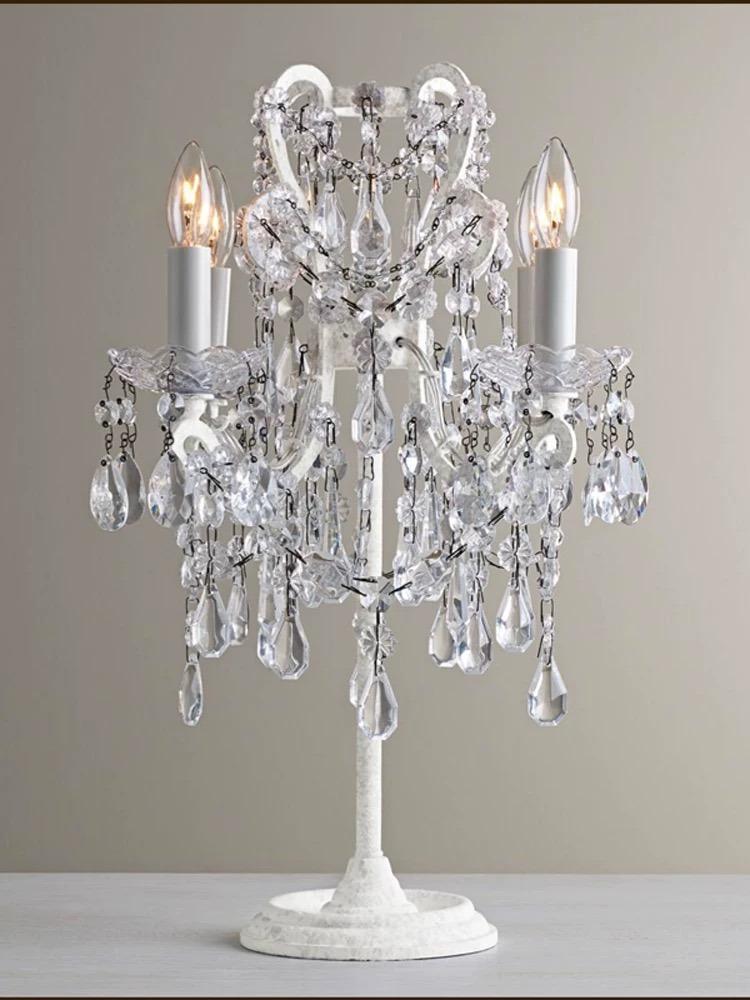 Andres Crystal Table Lamp