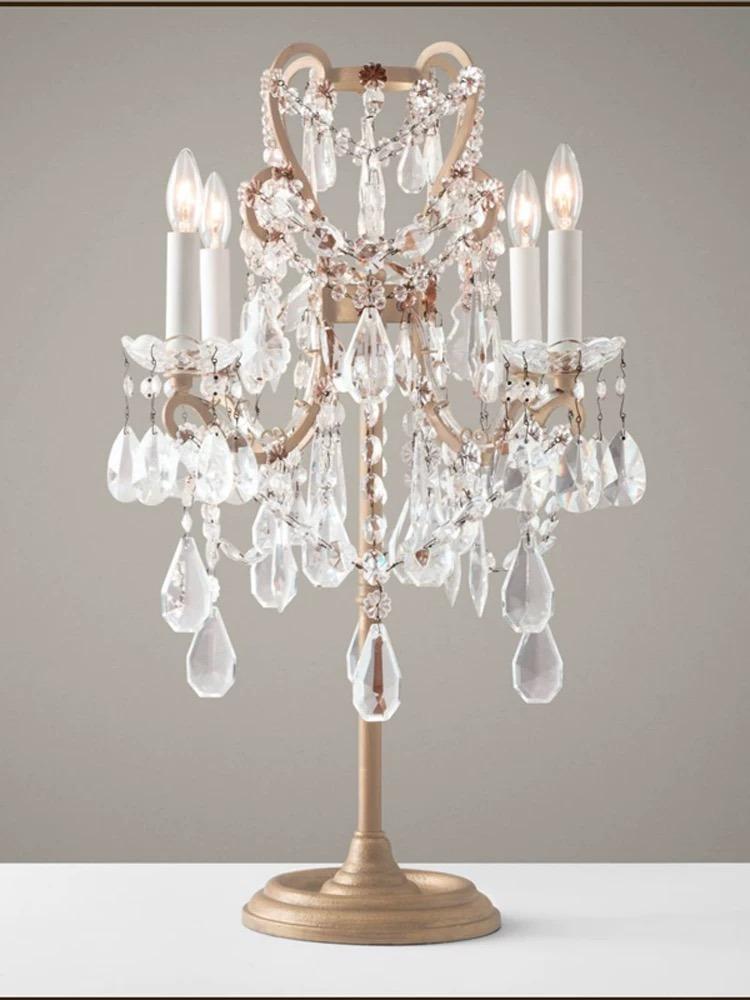 Andres Crystal Table Lamp