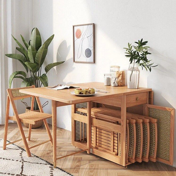 Foldable Dining Table & Chair Set