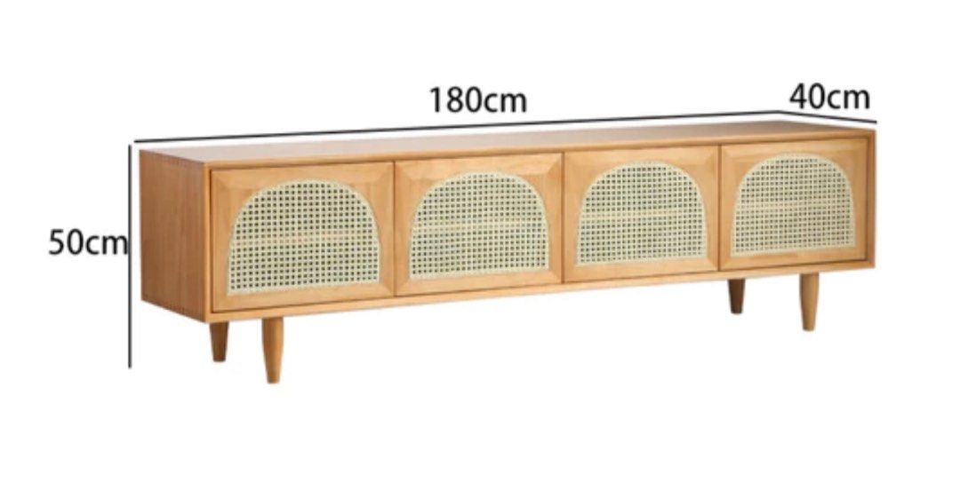 Solid Wood TV Cabinet