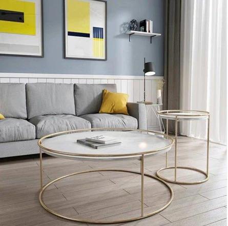 Modern Round Marble Coffee Table