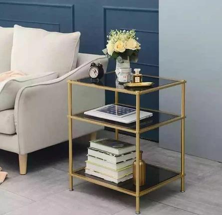 Classic Tempered Glass Side Table