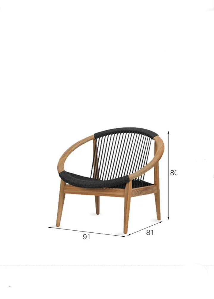 Ashwood Rope Outdoor Armchair