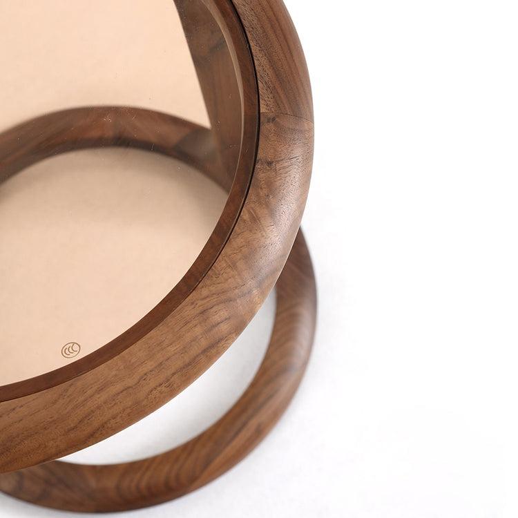 Solid Wood Side Table Lamp Stand