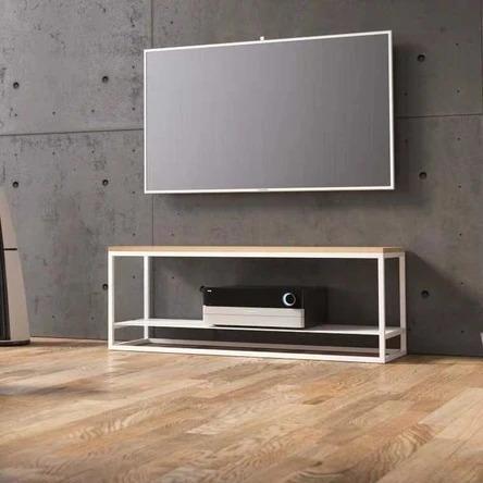 Minimalist Wireframe TV Console