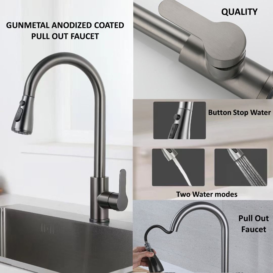 Authentic Honeycomb Nano Sink / Black Kitchen Sink / Gun Metal Sink / Single Sink / Double Sink / 100% High Quality