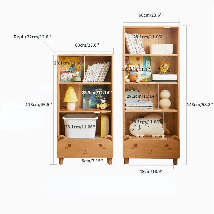 Kid’s Storage Bookshelf