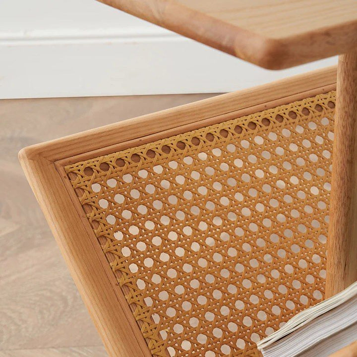 End Table with Mini Bookcase