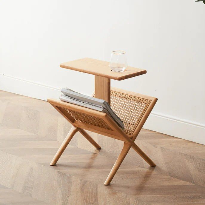 End Table with Mini Bookcase