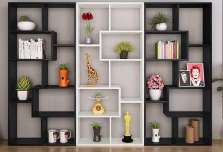 Modern Cubic Display Stand and Shelf