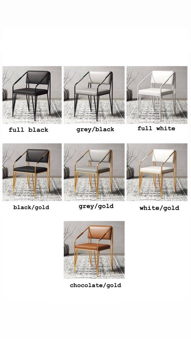 Modern Minimalist Dining Chairs (Set of 2)