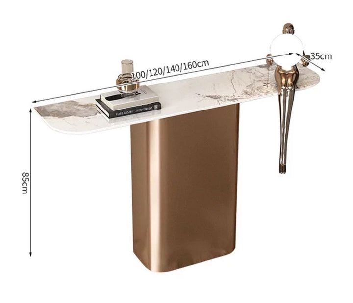 Modern Sintered Stone Console Table